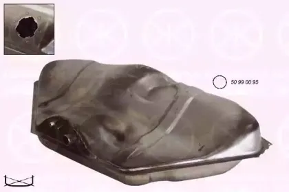 5076008 KLOKKERHOLM Топливный бак