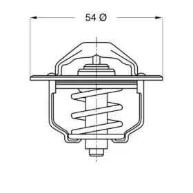 3103.79 WAHLER Термостат, охлаждающая жидкость
