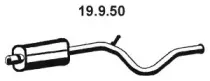 19.9.50 EBERSPÄCHER Средний глушитель выхлопных газов