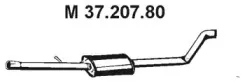 37.207.80 EBERSPÄCHER Средний глушитель выхлопных газов