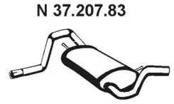 37.207.83 EBERSPÄCHER Глушитель выхлопных газов конечный