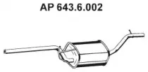 643.6.002 EBERSPÄCHER Средний глушитель выхлопных газов