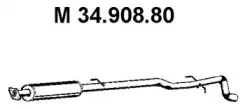 34.908.80 EBERSPÄCHER Средний глушитель выхлопных газов