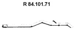 84.101.71 EBERSPÄCHER Труба выхлопного газа