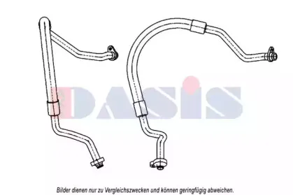 885869N AKS DASIS Трубопровод низкого давления, кондиционер
