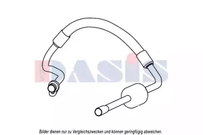885894N AKS DASIS Трубопровод низкого давления, кондиционер