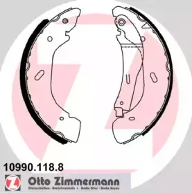 10990.118.8 ZIMMERMANN Комплект тормозных колодок