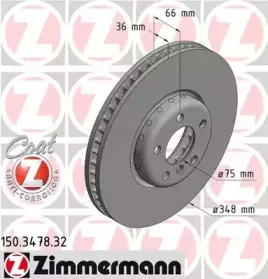 150.3478.32 ZIMMERMANN Тормозной диск