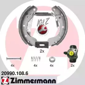 20990.108.6 ZIMMERMANN Комплект тормозных колодок