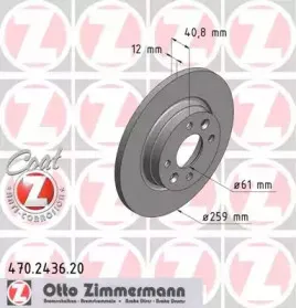 470.2436.20 ZIMMERMANN Тормозной диск