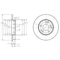 BG2314 DELPHI Тормозной диск