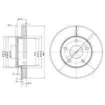 BG2346 DELPHI Тормозной диск
