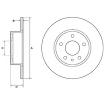 BG2386 DELPHI Тормозной диск