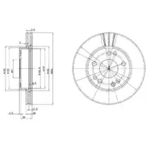 BG2397 DELPHI Тормозной диск