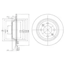 BG2420C DELPHI Тормозной диск