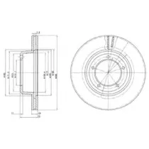 BG2612 DELPHI Тормозной диск