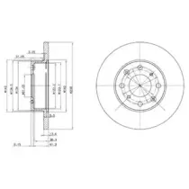 BG2616 DELPHI Тормозной диск