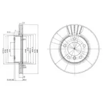BG2623C DELPHI Тормозной диск