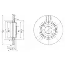 BG2625 DELPHI Тормозной диск