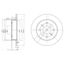 BG2633C DELPHI Тормозной диск