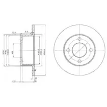 BG2747 DELPHI Тормозной диск