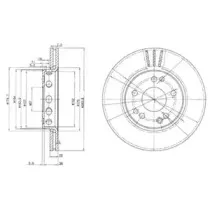 BG2771 DELPHI Тормозной диск