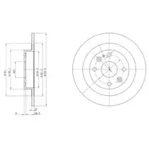 BG2805C DELPHI Тормозной диск