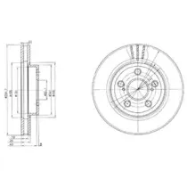 BG2880 DELPHI Тормозной диск
