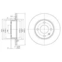 BG2910C DELPHI Тормозной диск