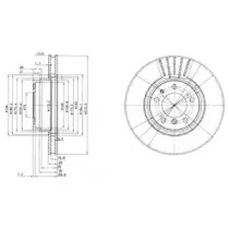 BG3039 DELPHI Тормозной диск