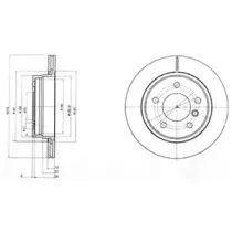 BG3041 DELPHI Тормозной диск