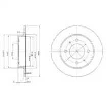 BG3070 DELPHI Тормозной диск