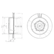 BG3230 DELPHI Тормозной диск