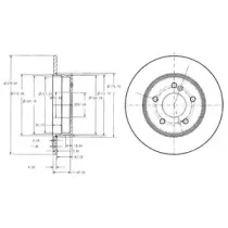 BG3326C DELPHI Тормозной диск