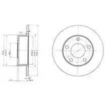 BG3382 DELPHI Тормозной диск