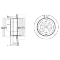 BG3534 DELPHI Тормозной диск