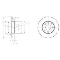 BG3567 DELPHI Тормозной диск