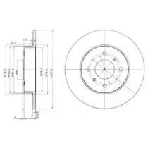 BG3764 DELPHI Тормозной диск