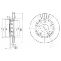 BG3785 DELPHI Тормозной диск