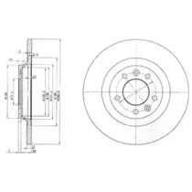 BG3836 DELPHI Тормозной диск