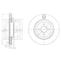 BG3852 DELPHI Тормозной диск
