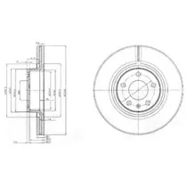 BG3942 DELPHI Тормозной диск