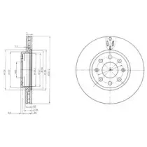 BG4004C DELPHI Тормозной диск