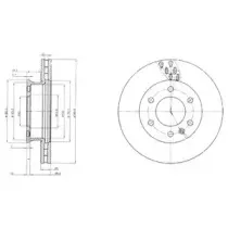 BG4032C DELPHI Тормозной диск
