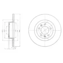 BG4085 DELPHI Тормозной диск
