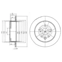 BG4178 DELPHI Тормозной диск