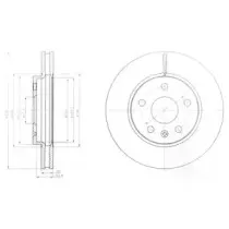 BG4187C DELPHI Тормозной диск