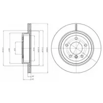BG4223C DELPHI Тормозной диск