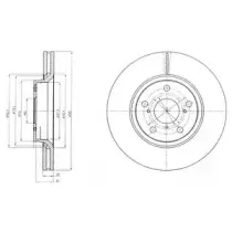 BG4236 DELPHI Тормозной диск