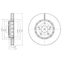 BG4276 DELPHI Тормозной диск